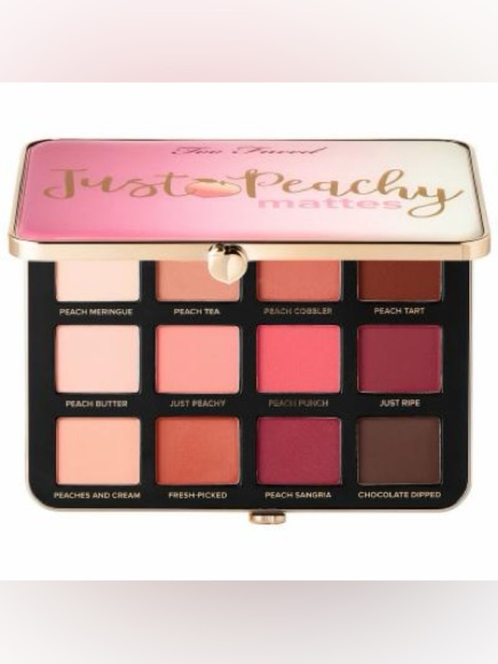DISCONTINUED Too Faced Just Peachy Mattes Velvet Eye Shadow Palette